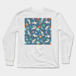 Sharks in Space Long Sleeve T-Shirt